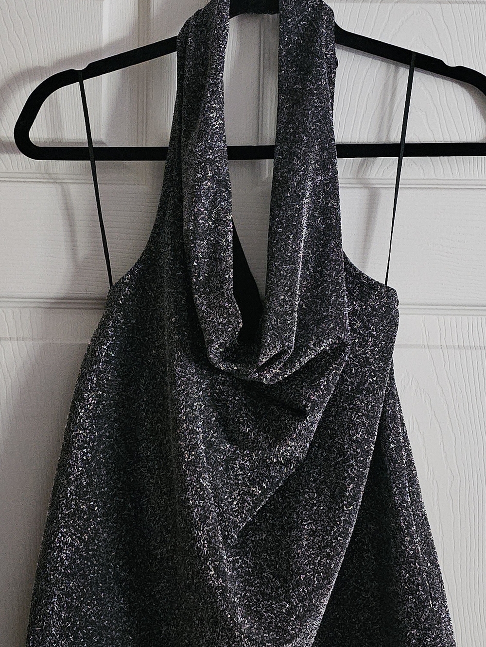 Expres Metallic Charcoal Backless Tank